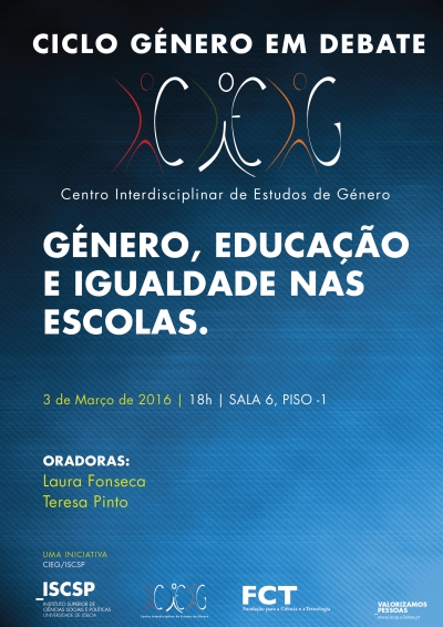 Género em debate: Género, educação e igualdade nas escolas