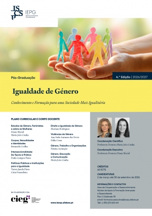 Applications Open: Postgraduate Program in Gender Equality 2026/2027