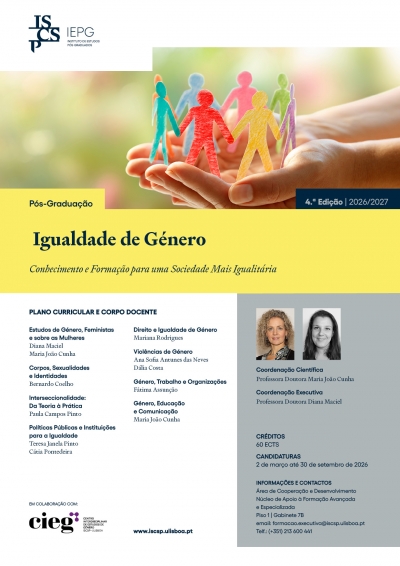 Applications Open: Postgraduate Program in Gender Equality 2026/2027