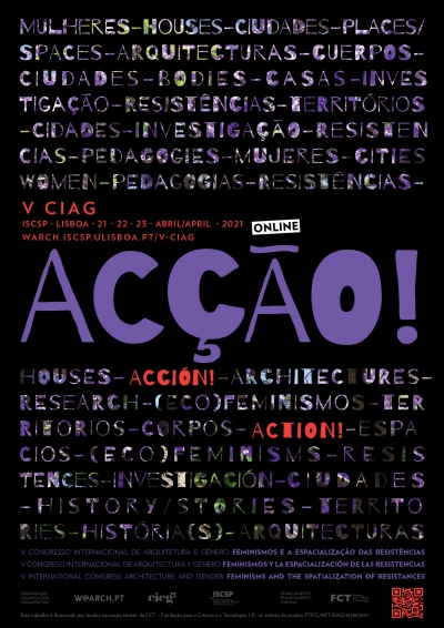 CFP: V Congresso Internacional Arquitectura e Género | ACÇÃO. Feminismos e a espacialização das resistências