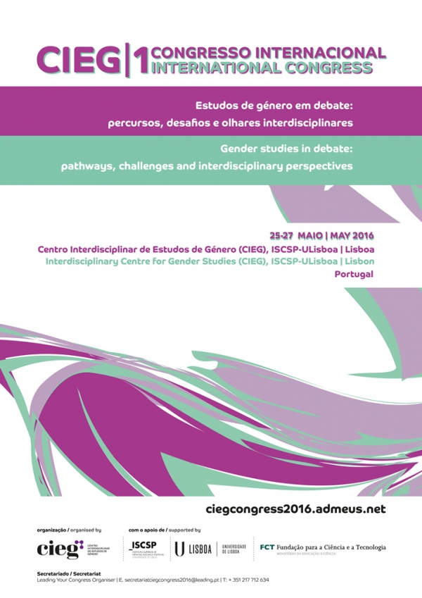 Congresso Internacional de Estudos de Género: “Estudos de Género em debate: Percursos, desafios e olhares interdisciplinares”